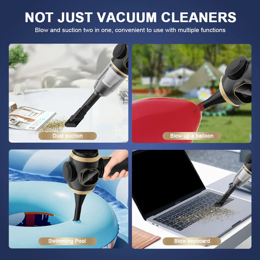 Handheld Powerful Vaccum Cleaner with LCD Display